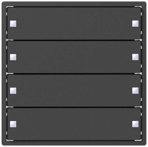 Tastsensor ABB SIDUS KNX Design E-Typ, 4/8, anthrazit