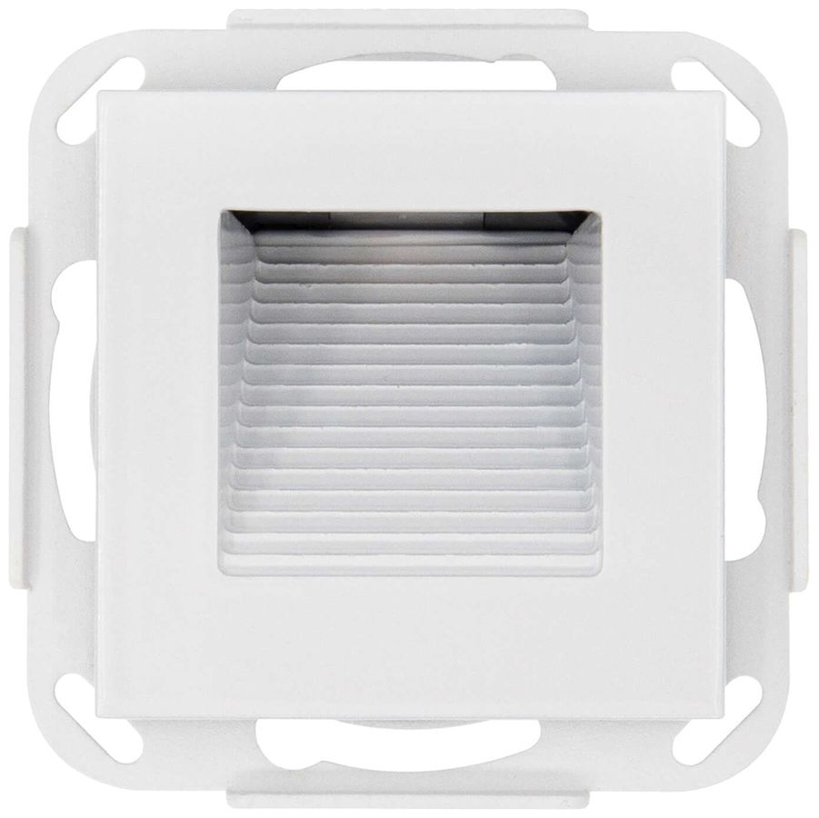 Applique LED INC DOTLUX EASYGUIDE 1.5W 70lm 930 IP44 71×71mm blanc
