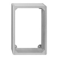 AP-Holzrahmen GV 3×2 Hartholz lackiert