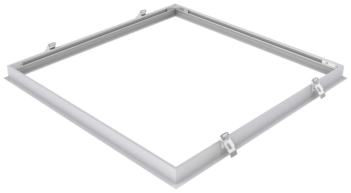 Einbaurahmen Sylvania Aluminium 600×600×38mm weiss