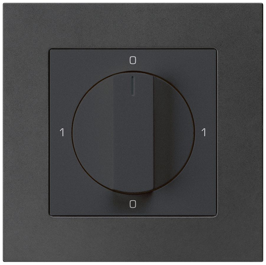 UP-Drehschalter kallysto.pro 0/3L schwarz mit Drehgriff