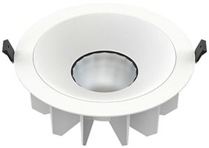 Downlight LED SLV DOWNLIGHT P 40 22W 4030lm 4000K IP54 WB DALI Ø230×95mm blanc