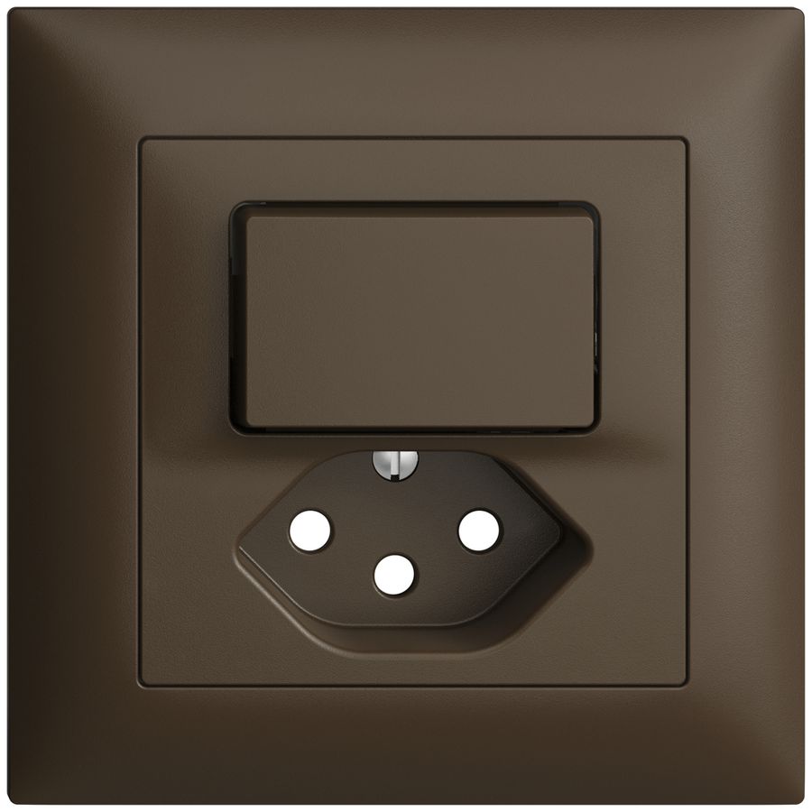 Kit frontale EDIZIOdue coffee 88×88mm T13