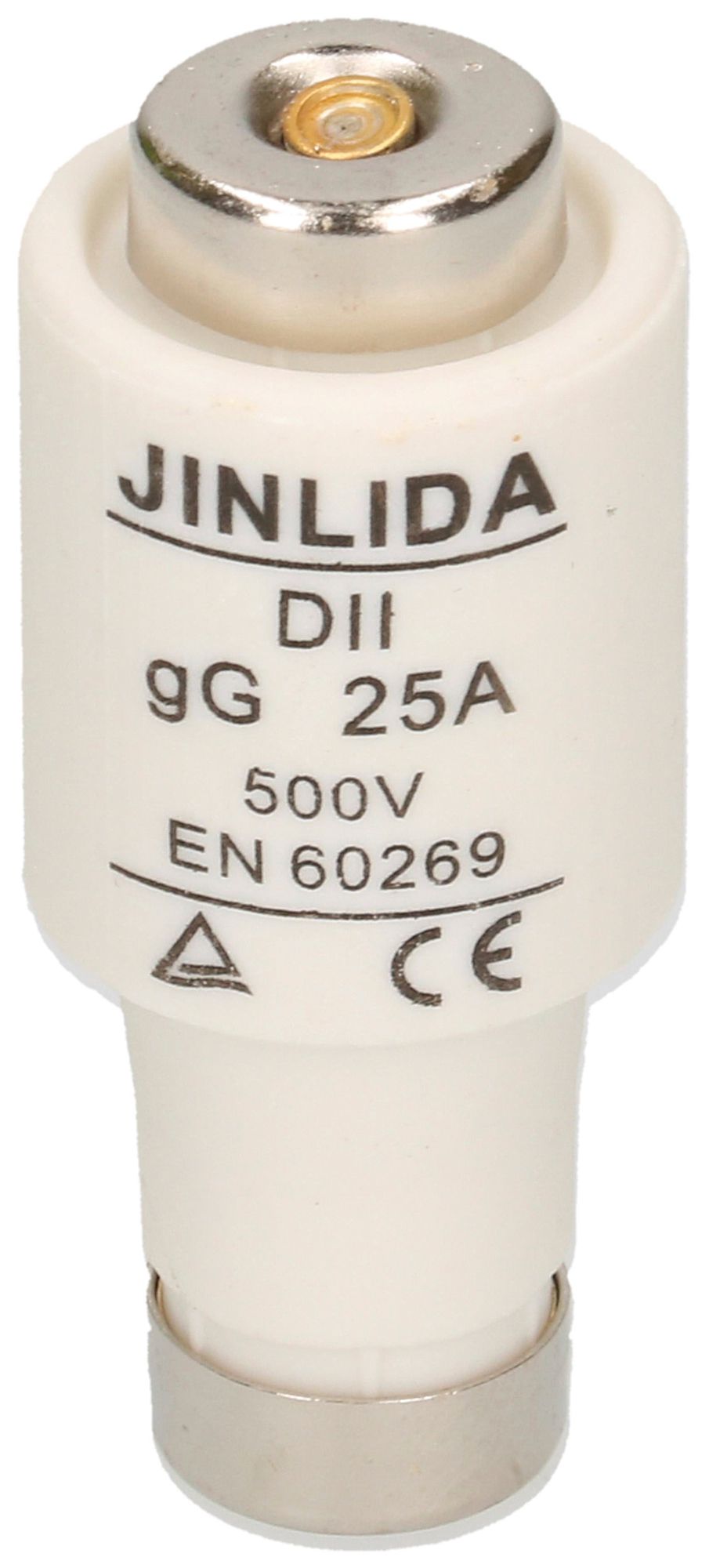 Fusibile D MAX HAURI DT-II 25A giallo 500V ritardo 50 KA gG Ø21×48mm 5 pezzi