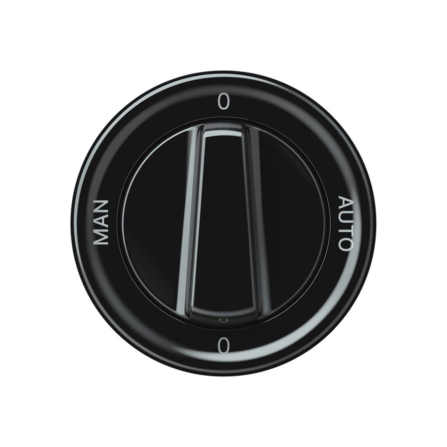 Drehschalter origin Umschalter 2/1L 16A 250V 0-AUTO-0-MAN 60×60mm schwarz