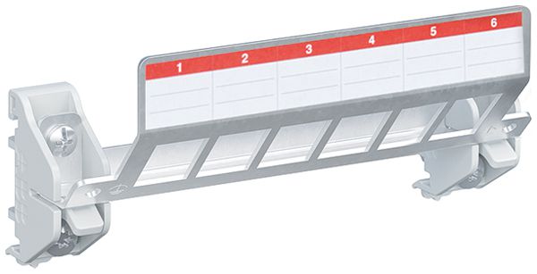 Patchpanel ABB 6 fach leer für Multimedia Verteiler