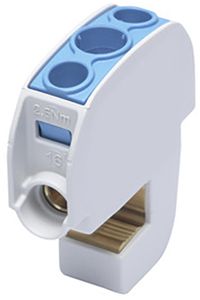 Morsetto per barra collettrice WM WBBD 16 BL 114A 16mm² 15.2mm blu