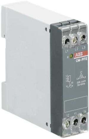 Relais de surveillance de phase ABB triphasé 200…500VAC 1C