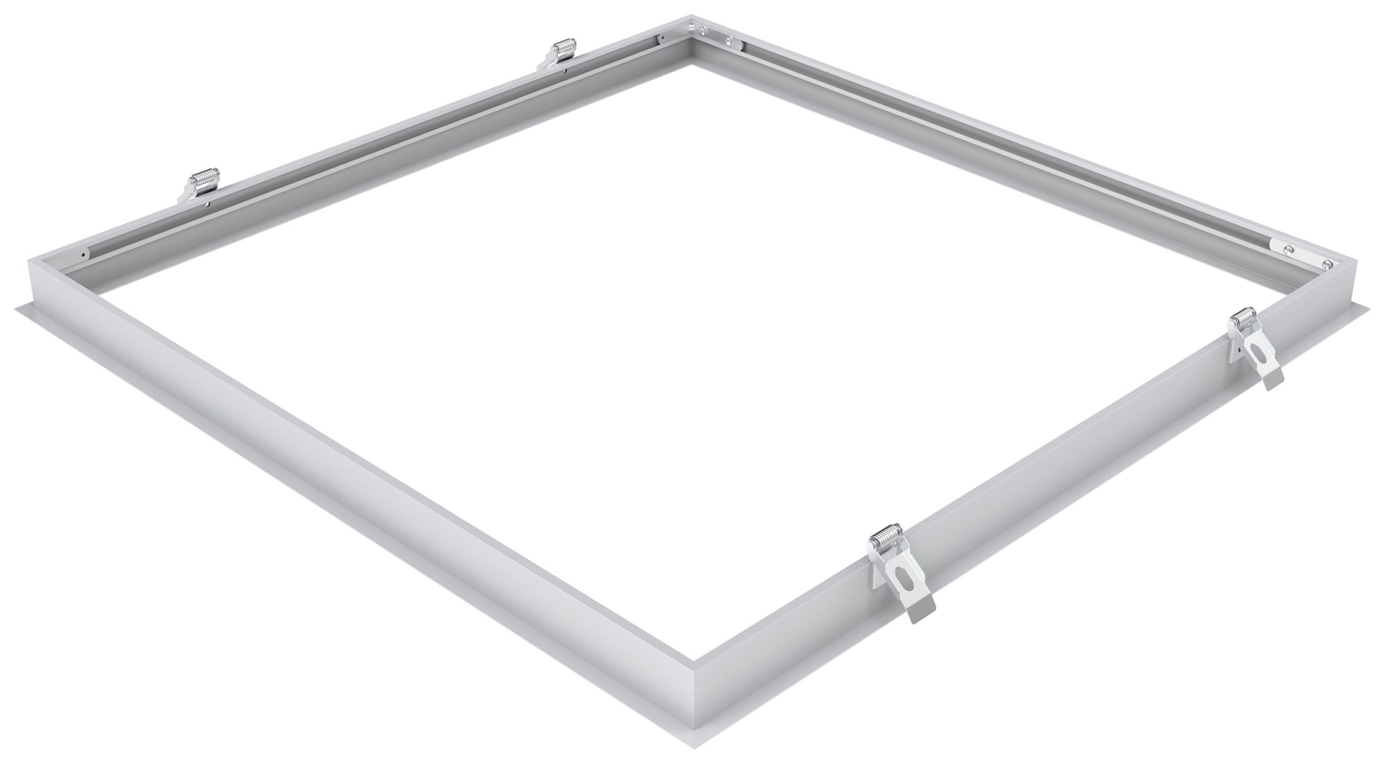 Cadre d'encastrement Sylvania aluminium 677×677×38mm blanc