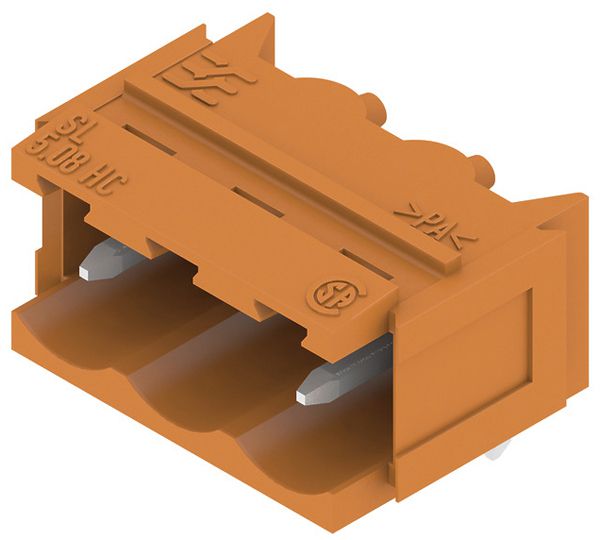 Stiftleiste WM Signal SL 5.08HC/03/90B 3.2SN OR BX TB 3L 90° 5.08mm or