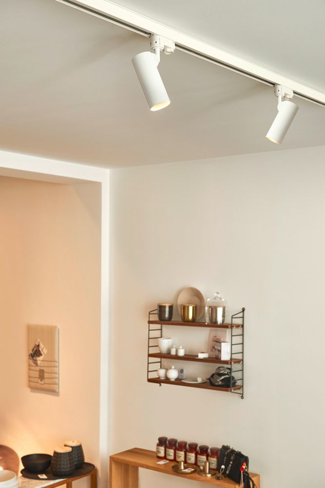 LED-Strahler SLV HELIA 50, 11W 3000K mit 3-Phasen-Adapter IP20 weiss