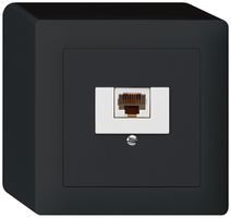 Scatola AP kallysto 1×RJ45u nero