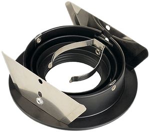 EB-Downlight SLV NEW TRIA, GU10 50W rund IP20 mattschwarz