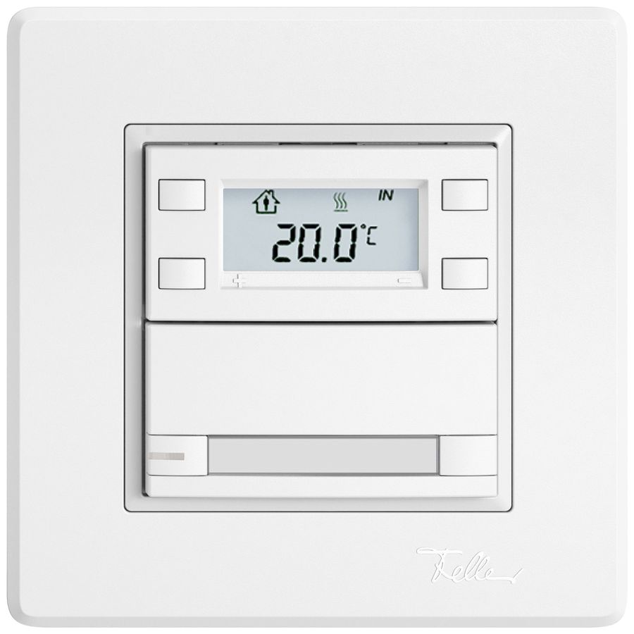 UP-RTH-Taster EDIZIO.liv SNAPFIX® m.RGB-LED Pap.1×Taste 2-Tbed.ws