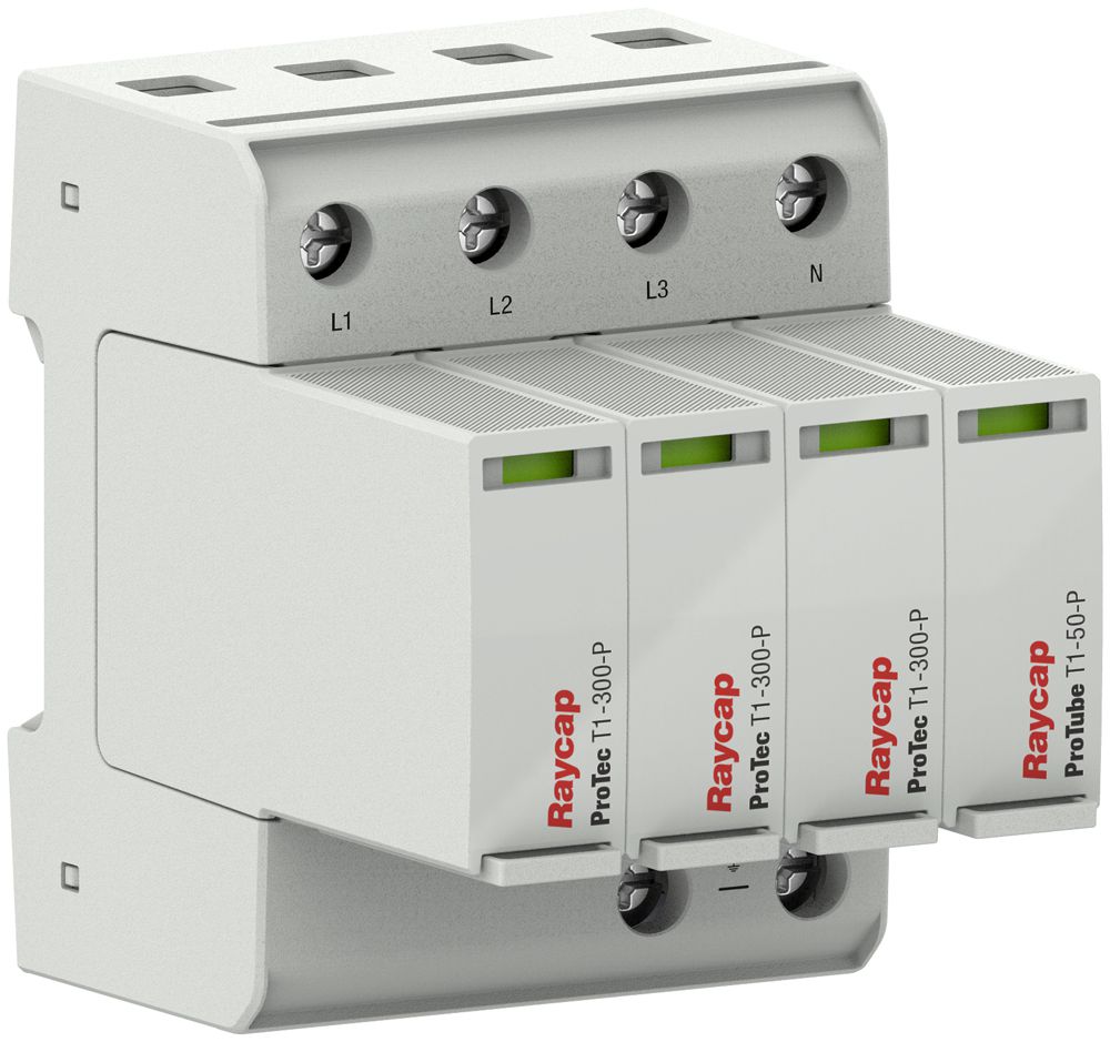 Parasurtension AMD ProTec T1-300-3+1, type 1+2, 3L/N 315A TN-S/TT