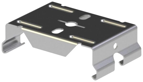 Halter DOTLUX, 36×57×15mm, aus Stahl, für Decken-/Wandmontage LINEAselect