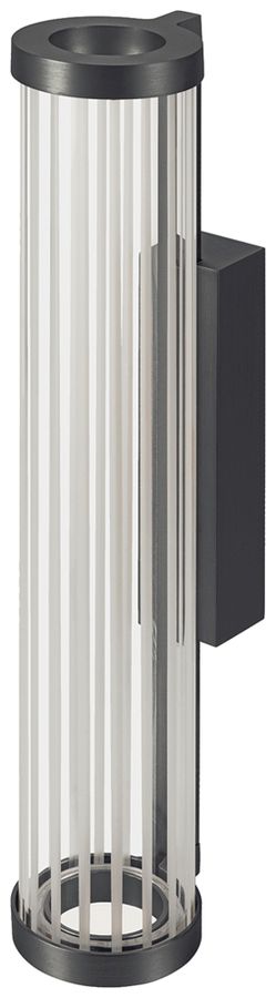 Applique LED SLV QUIMERA 8.2W 320lm 927/930 VAR Ø76×413mm noir