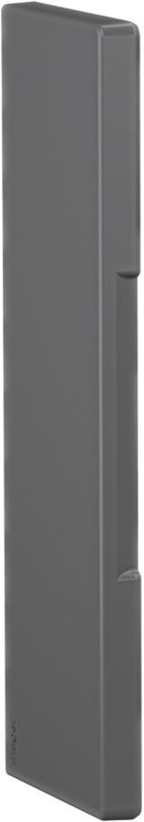 Embout de fermeture tehalit BRA 65210, noir graphite