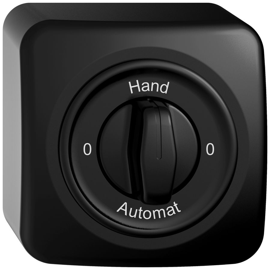 Interrupteur rotatif AP STANDARDdue SNAPFIX® manette 2/1L 0-Hand-0-Auto no