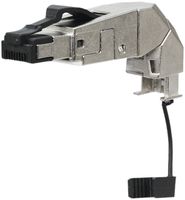 Stecker RJ45 Kat.6A geschirmt feldkonfektionierbar 360° IP20