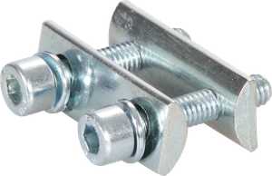 Spannbride Stahl galv.verzinkt mit 2 Inbus-Schrauben M6