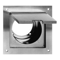 Cadre de rec. grd.III PMKV pour appareils P, avec découpe 58mm