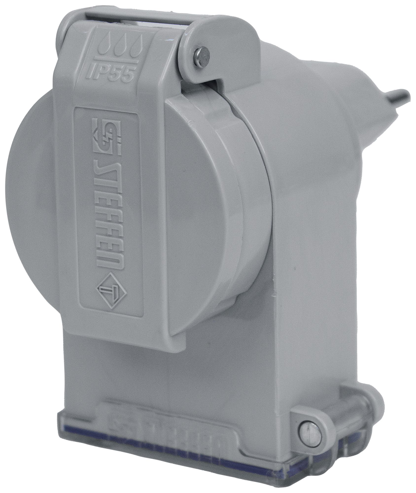 Timer digitale digital Steffen IP55 T13/T13 con funzione casuale bianco