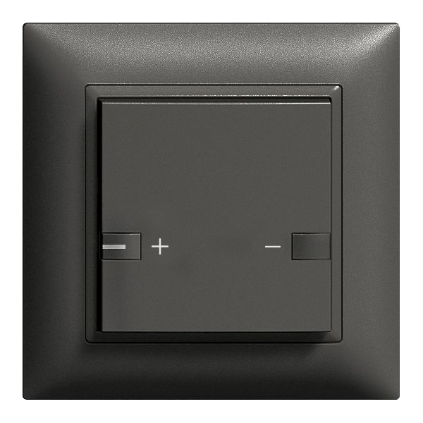UP-Taster ZEP Universaldimmer 1K/1T mit LED EDIZIOdue schwarz