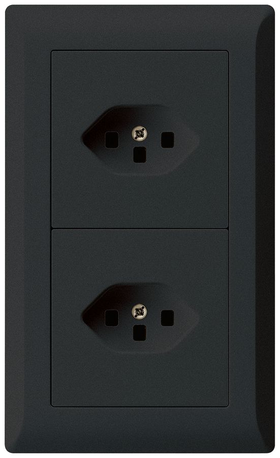 Combinazione INC kallysto.line grd.I-I verticale 2×tipo 23 nero