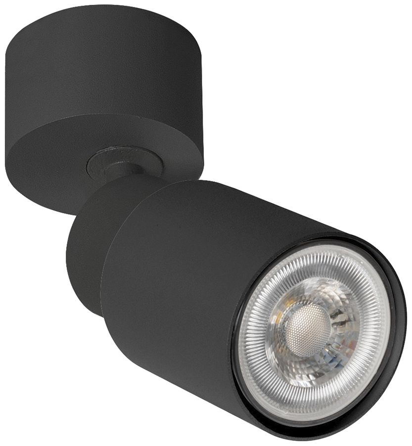 Spot SLV PURI 2.0 Tube CW GU10 1×6W VAR Ø55×123×97mm noir