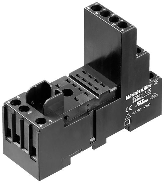 Relaissockel WM SCM-I 4CO TH35 Schraubanschluss 14 77×27.2×61.5mm