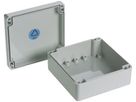 Boîtier AP ABS 122×120×55mm, gris clair, IP65, Lithos Woertz