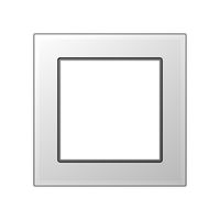 Abdeckrahmen SIDUS 1×1 weiss