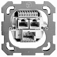 Inserto per presa di raccordo INC SOHO T+T/2×RJ45/u ITplus