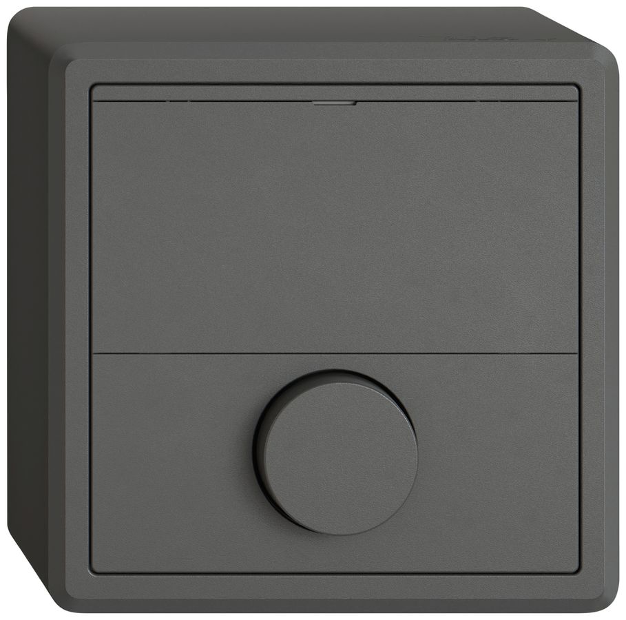 Poussoir de sonnerie AP EDIZIO.liv SNAPFIX® 6A 250V grf