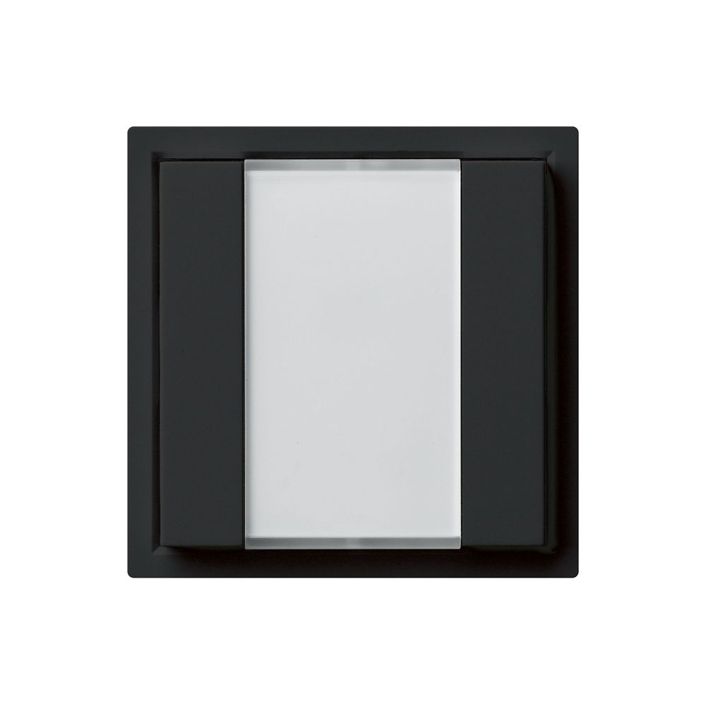 Poussoir universel ENC 2×KAL A sans LED noir