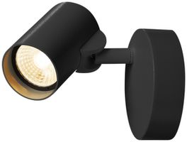 Plafoniera/Lampada muro LED SLV HELIA, 11W 230V 3000K 620lm 35° IP20 nero
