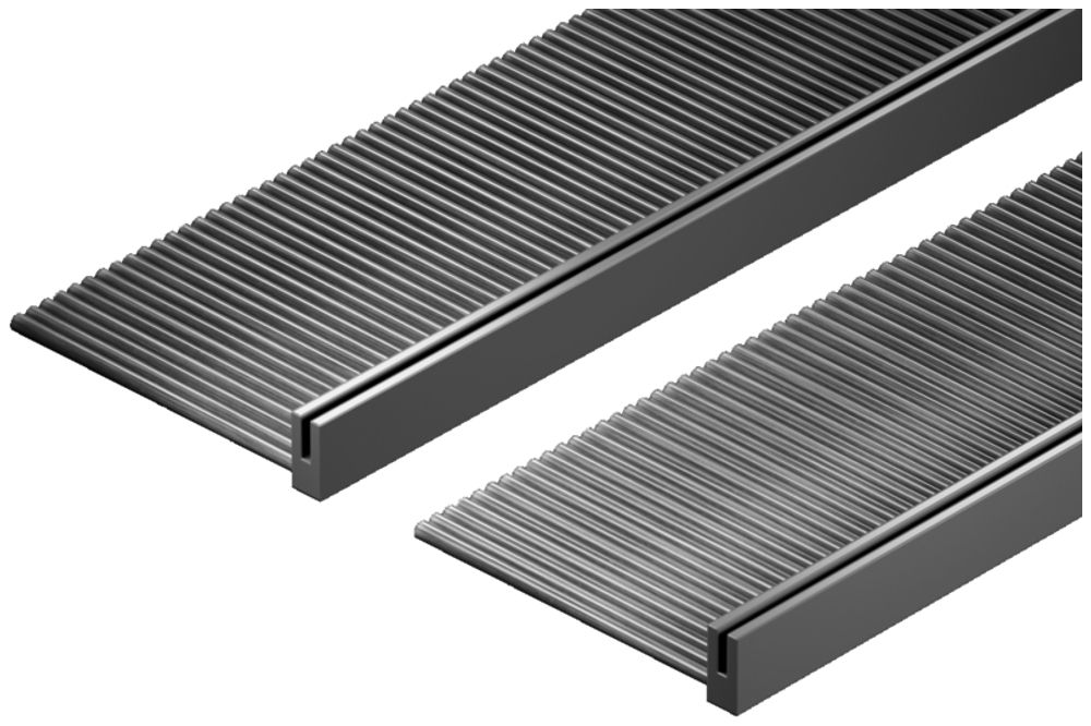 Réglette à brosse Rittal TX, 800×80mm, pour entrée de toit, 2 pièces