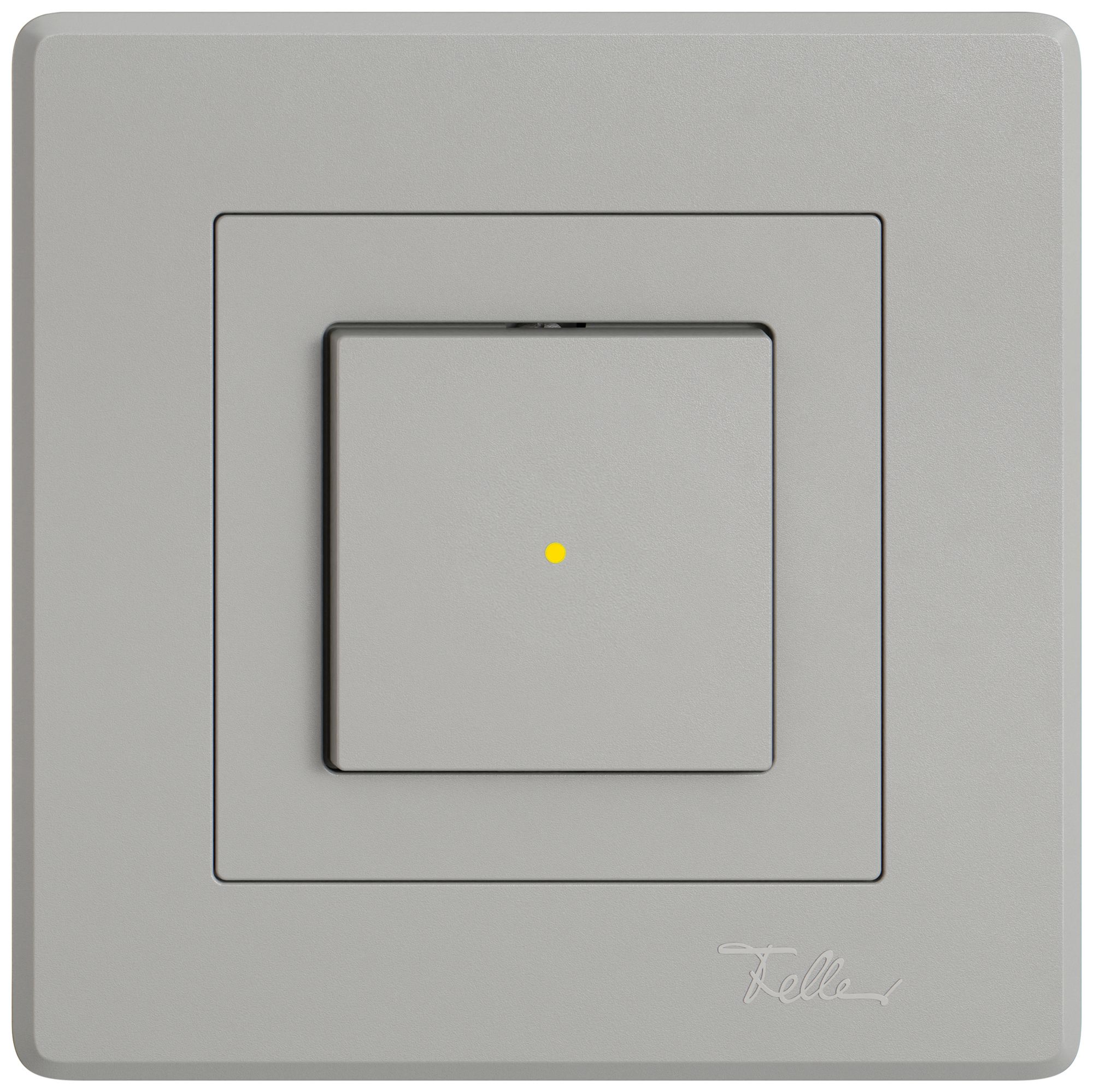 Interruttore a pulsante lumin.INC EDIZIO.liv SNAPFIX® 3/1L lent.front.KS gi grc