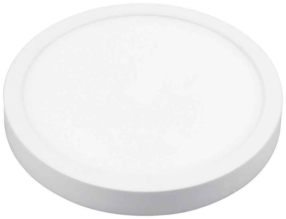 AP-/EB-LED Downlight CIRCLEunisize 10W, 1010lm, 3000K, Ø165×22mm, weiss