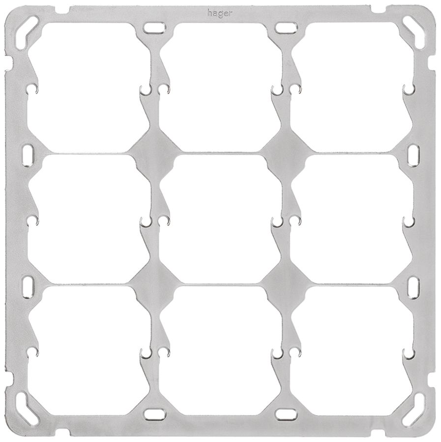 Befestigungsplatte Hager Gr.3×3 197×197mm
