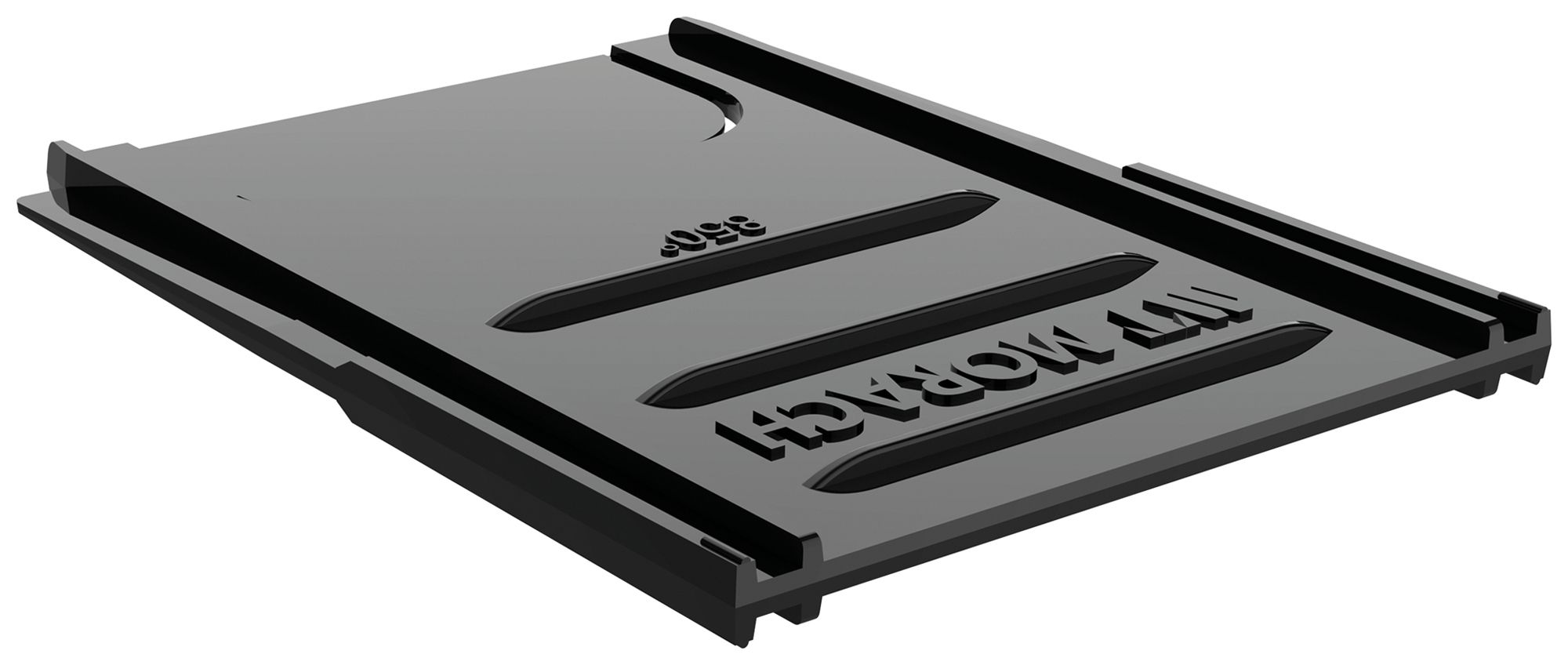 Plaque de séparation Morach-Technik CRALLO-LEU 51×65mm matière synthétique noir