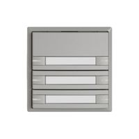 KNX-Taster RGB EDIZIO.liv SNAPFIX® Temperaturfüh.RGB-LED Pap.6×T 1-Tbed.hgu