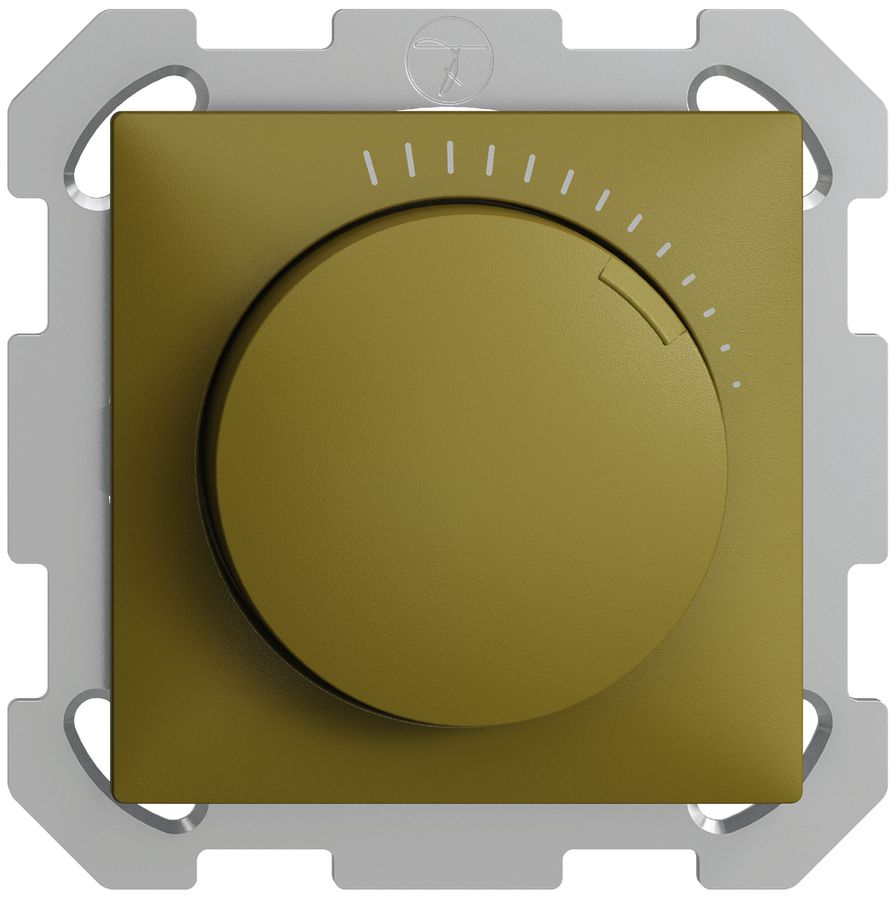 Régulateur de vitesse ENC EDUE 230VAC, 1 phase, 20…400VA, 77×77mm, olive