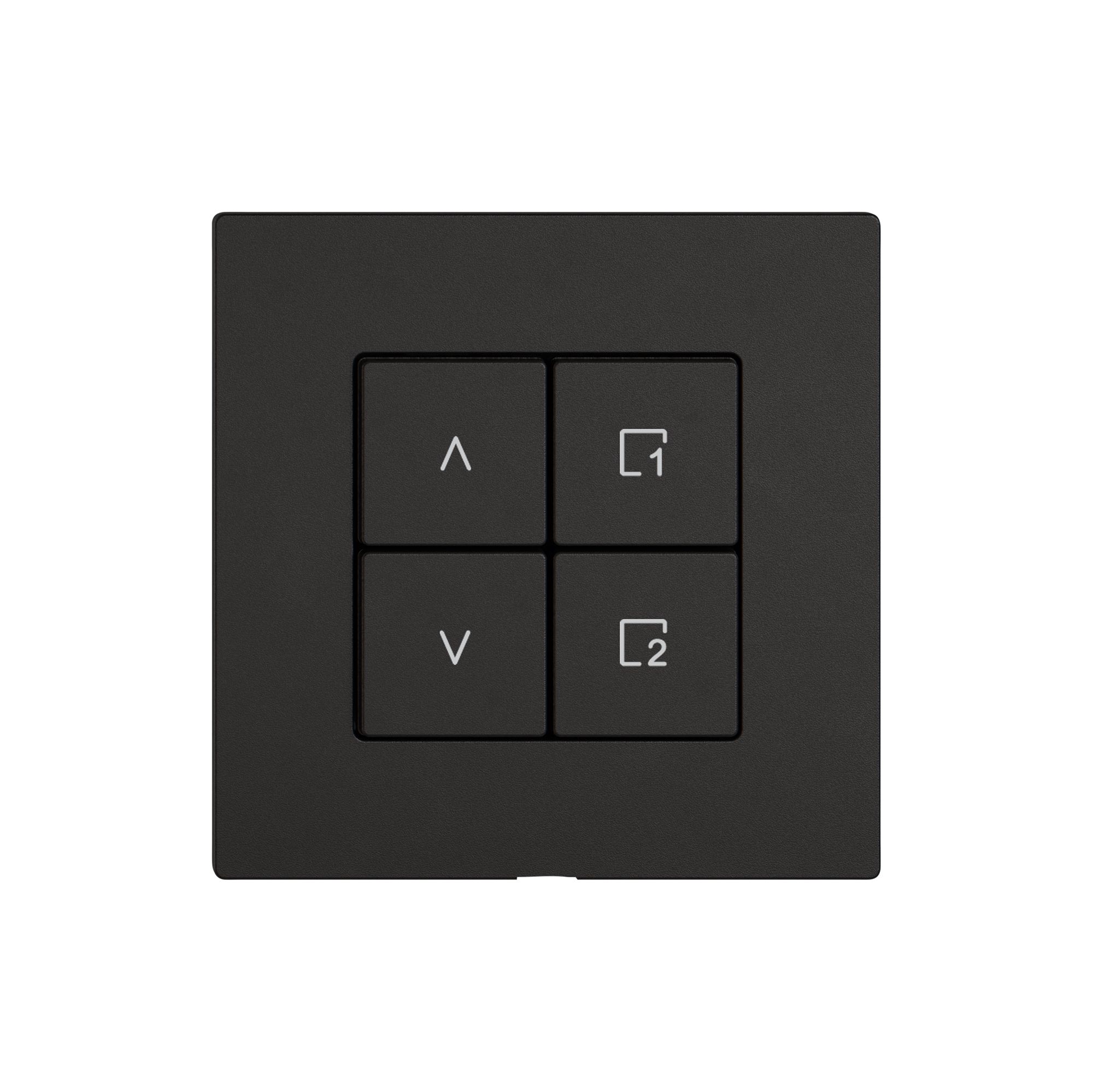 Comando per interruttore tapparelle EDIZIO.liv Wiser SNAPFIX® 1C sc.WLAN 4T ne