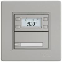 Pulsante RTH INC EDIZIO.liv SNAPFIX® c.RGB-LED targ.1×tasto com.1T grc