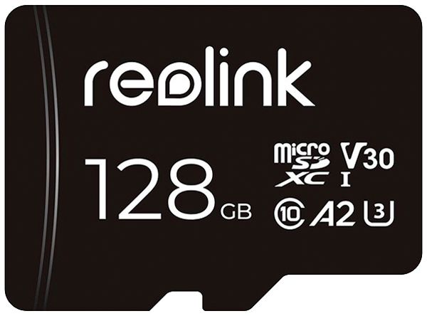 Carte mémoire Reolink 128GB microSD XC class10 V30 A2 UHS-3