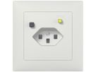 Prise FI ENC SIDUS B T23 30mA blanc