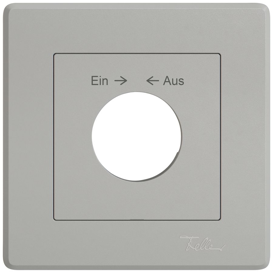 UP-Montageset EDIZIO.liv SNAPFIX® f.Schwenktaster m.Schloss Ein → ← Aus hgu