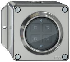 AP-Szenentaster ELEMENT Wiser 4 Szenen 4T aluminium